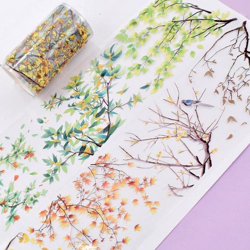 2m Cute Flower Butterfly Pet Washi Tape Diy Sticker Scrapbooking Collage Masking Tape Aesthetic Stationery Journal Decoration