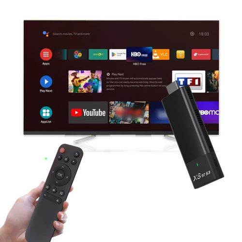 Android TV Stick - Stream Your Favorite Content in 4K - Black