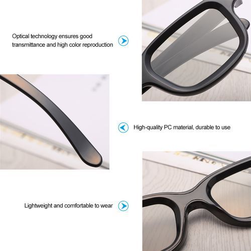 VQ163R Polarized Passive 3D Glasses For 3D TV Real 3D