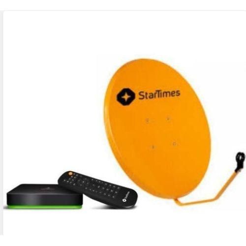 Startimes full kit Satellite dish decoder - black