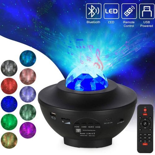 USB LED Starry Sky Stage Effect Music App Control Starry Sky Water Wave Night Light