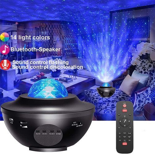 USB LED Starry Sky Stage Effect Music App Control Starry Sky Water Wave Night Light