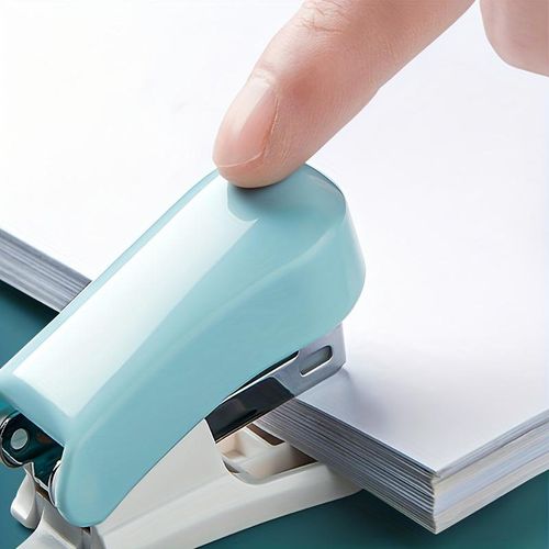 Easy To Operate Mini Cartoon Stapler Set - Cute Desktop Multi-Functional Stapling Machine For Students & Office Use