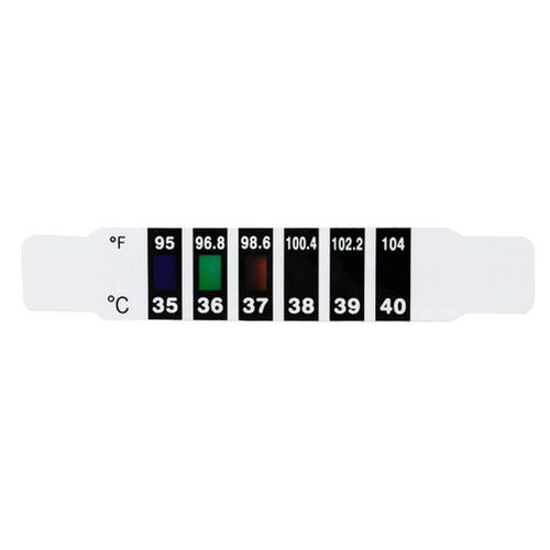 10Pcs Baby Forehead Thermometer Bar Instant Read Flexible Temperature Meter for Travel New,Default NO5242