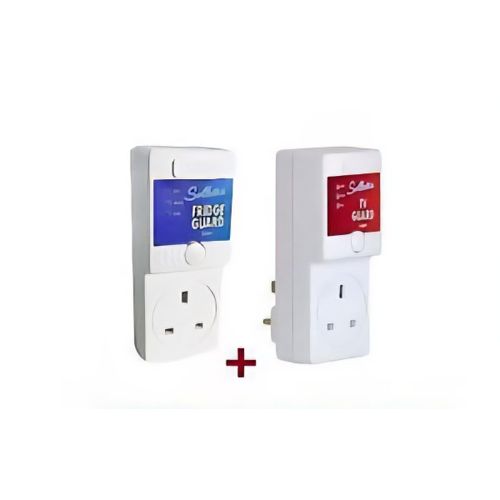 Sollatek Fridge Guard & TV Guard High Voltage Protector -White
