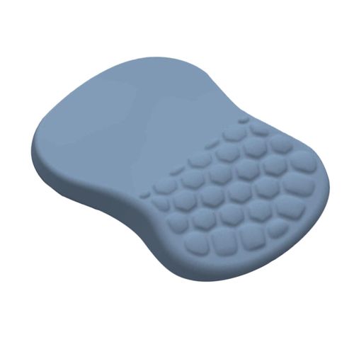 Mouse Pad Ergonomic Design Soft  Memory Foam Blue