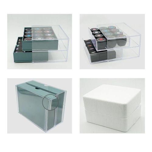 Organizer Cosmetics Acrylic Display  Case For Green