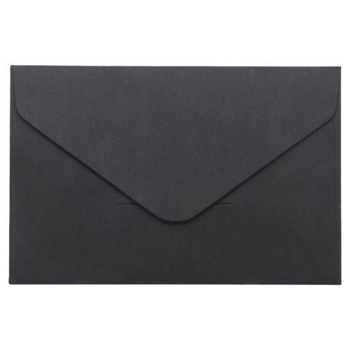 20PCS Classical Kraft Blank Mini Paper Window Envelopes Wedding Invitation Envelope Gift EnvelopeBlack
