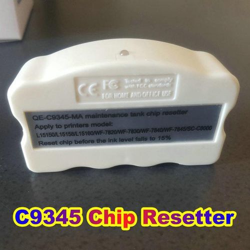 C9345 Maintenance Chip Resetter Reset For Epson L18050 L8050 Printer C8000 L8168 L8188 Et 8550 8500 5800 16600 L15150 15160-1PC Maintenance Box