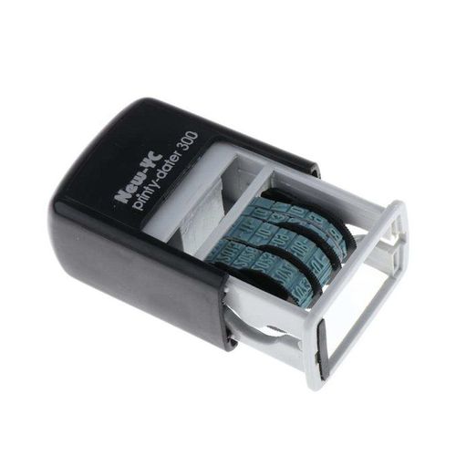 Self-Inking Date Stamp Business Stamp H-4mm Great For Receiving