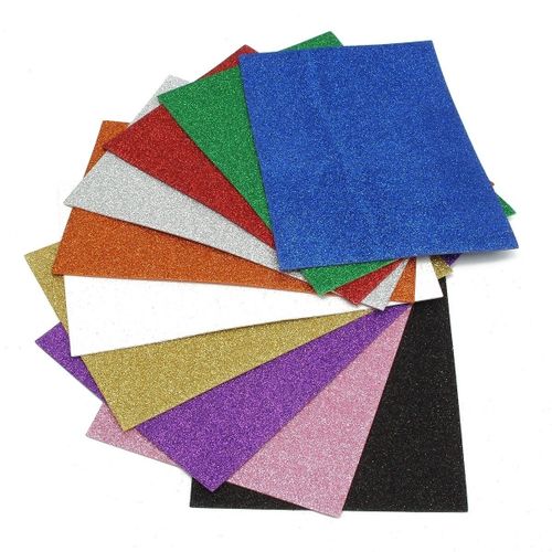 20*29.5cm*2mm Chiyogami Sponge Glitters Foam Paper Fold Scrapbooking Paper Cutters Crafts Sheet Punch Stamping DIY Decor