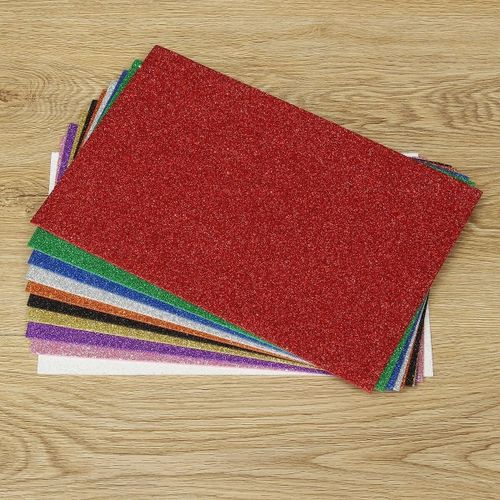 20*29.5cm*2mm Chiyogami Sponge Glitters Foam Paper Fold Scrapbooking Paper Cutters Crafts Sheet Punch Stamping DIY Decor