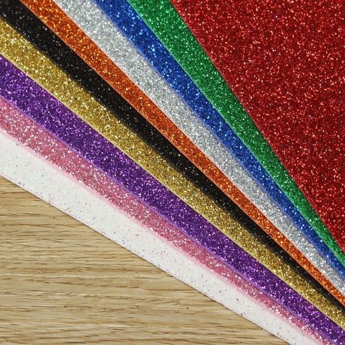 20*29.5cm*2mm Chiyogami Sponge Glitters Foam Paper Fold Scrapbooking Paper Cutters Crafts Sheet Punch Stamping DIY Decor
