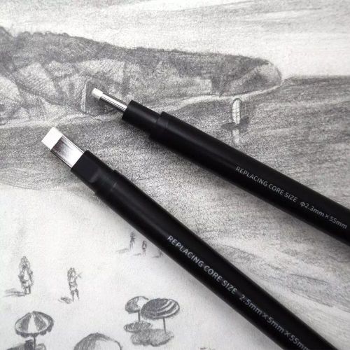 Seami fully automatic pencil eraser for fine rubber professional sketchingSeami fully automatic pencil eraser for fine rubber professional sketching - Square head
