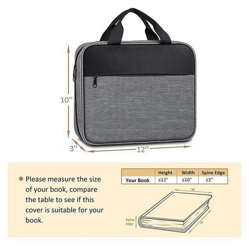 Large Bible Study Book Holy Cover Case Carry Bag Bible Study Book Holy Cover Case Protective Canvas Handbag