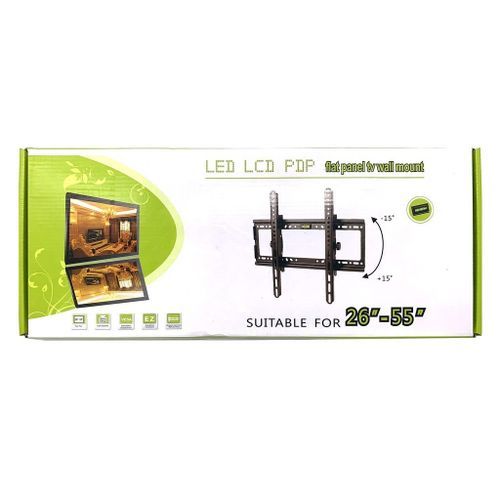 Tilt Wall Mount Suitable For LED And LCD TVs - Black