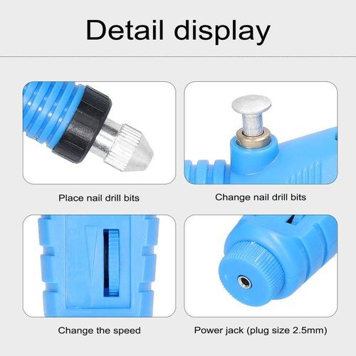 USB  Supplys Handheld Mini Electric Grinder Nail Gelatum
