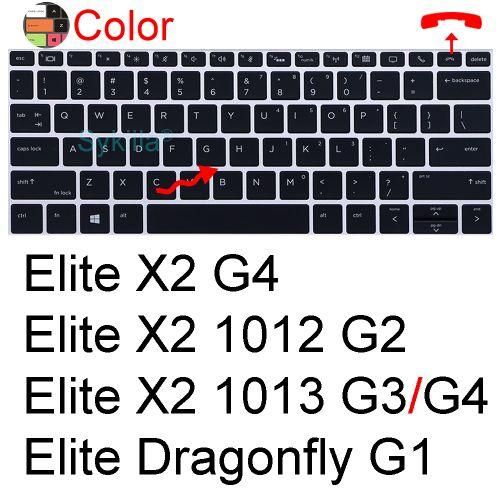 Keyboard Cover for HP Elite x360 830 G10 1040 G9 X2 G8 1013 G4 G3 G2 Folio Dragonfly G3 Protector Skin Case Silicone 13.3