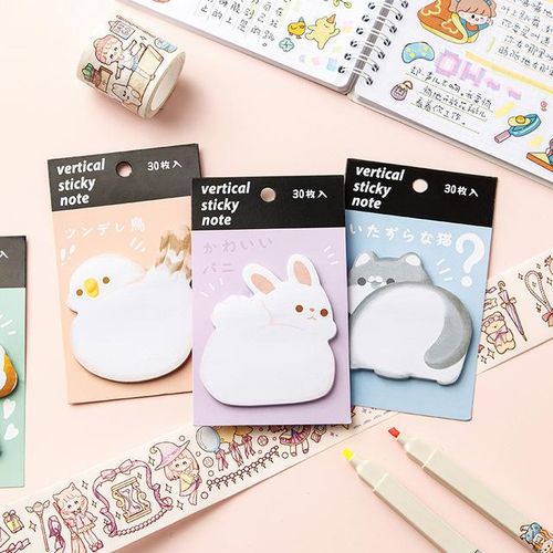 40 pcs/lot Kawaii Rabbit Cat Dog Memo Pad Sticky Note Cute N Times Stationery Label Notepad Post School Supplies