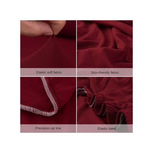 One Seat Universal Solid Color Stretch Sofa Cover
