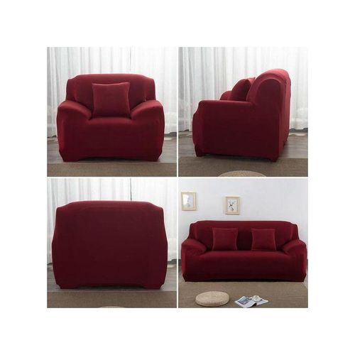 One Seat Universal Solid Color Stretch Sofa Cover