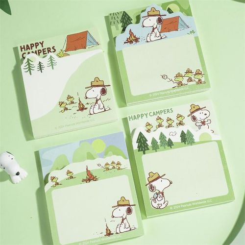 12 pcs/lot Creative Snoopy Memo Pad Sticky Note Cute N Times Stationery Label Notepad Post School Supplies