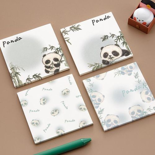 24 pcs/lot Kawaii Panda Memo Pad Sticky Note Cute N Times Stationery Label Notepad Post School Supplies