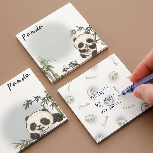 24 pcs/lot Kawaii Panda Memo Pad Sticky Note Cute N Times Stationery Label Notepad Post School Supplies