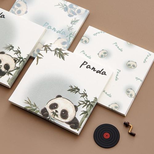 24 pcs/lot Kawaii Panda Memo Pad Sticky Note Cute N Times Stationery Label Notepad Post School Supplies