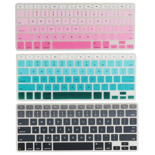 Silicone Keyboard Cover Skin Protector for Apple Macbook Air 13 Gray