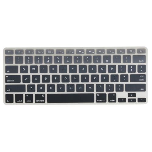 Silicone Keyboard Cover Skin Protector for Apple Macbook Air 13 Gray