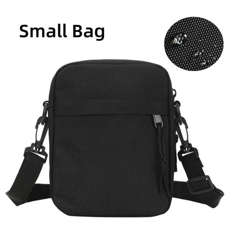 Unisex Casual Canvas Crossbody Bags Sling Shoulder Bag Simple Small Oxford Bag For School
