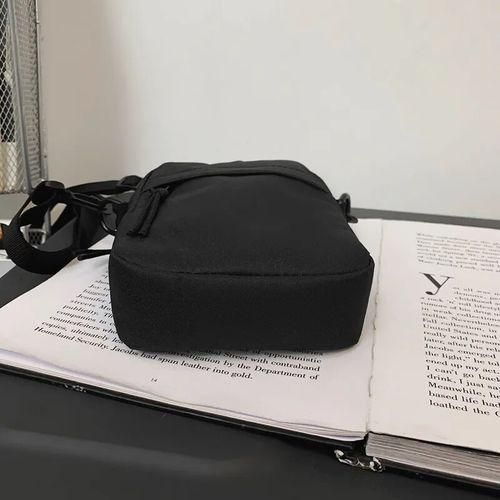 Unisex Casual Canvas Crossbody Bags Sling Shoulder Bag Simple Small Oxford Bag For School