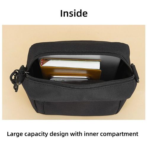 Unisex Casual Canvas Crossbody Bags Sling Shoulder Bag Simple Small Oxford Bag For School