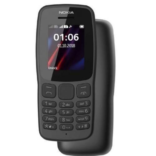 Nokia 106 1.8'' Dual Sim 4MB RAM 4MB ROM 800mAh - Black