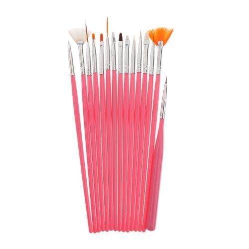 20 PC Nail Brush Pen Design Dotting Art Polish Painting Pen Set Coffee