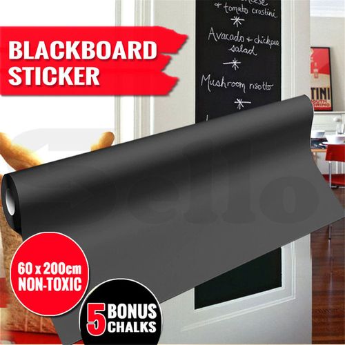Chalk Board Blackboard Removable Vinyl Wall Sticker Decal Chalkboard 200 X 45cm