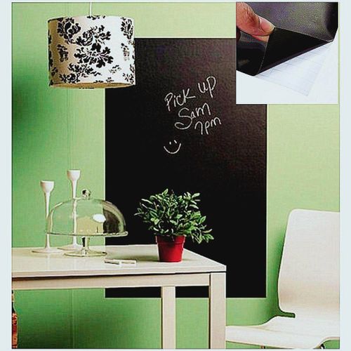 Chalk Board Blackboard Removable Vinyl Wall Sticker Decal Chalkboard 200 X 45cm