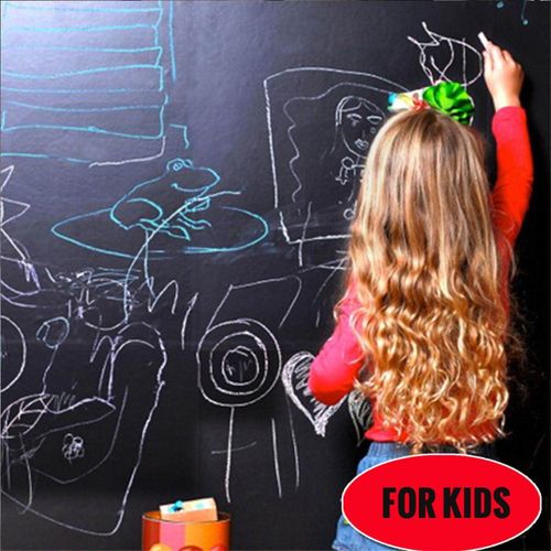 Chalk Board Blackboard Removable Vinyl Wall Sticker Decal Chalkboard 200 X 45cm