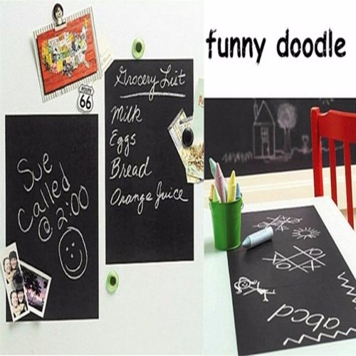 Chalk Board Blackboard Removable Vinyl Wall Sticker Decal Chalkboard 200 X 45cm