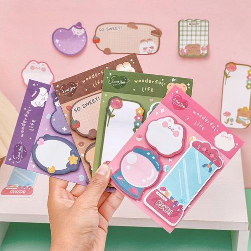 36 pcs/lot Cartoon Animal Memo Pad Sticky Note Cute N Times Stationery Label Notepad Post School Supplies