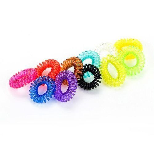 3PCS/Set Telephone Line Hair Ropes 3.5cm Diameter Small Elastic Colorful Hair Bands Ponytail Holder Set for Girls Children Hair Accessories