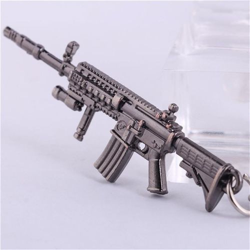 Novelty New Cs Go Ak47 Guns Keychain Men Trinket Sniper M4a1 Key Chain Bag Charm Keyring Male Jewelry Souvenirs