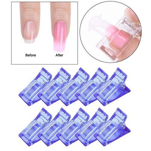 Pieces Nails  Holder  Clips DIY Accessories Blue