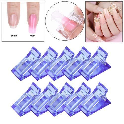 Pieces Nails  Holder  Clips DIY Accessories Blue