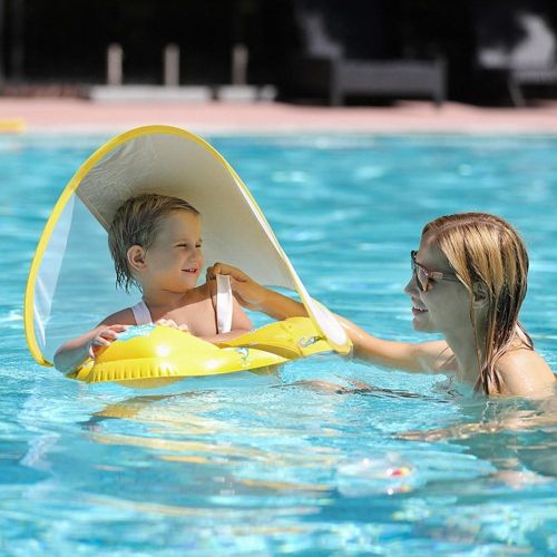 SwimBoBo Inflatable Baby Swimming Float - yellow My