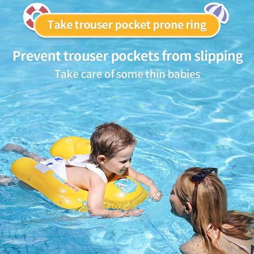 SwimBoBo Inflatable Baby Swimming Float - yellow My