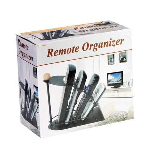 Remote Organizer Light Metal Body - Black