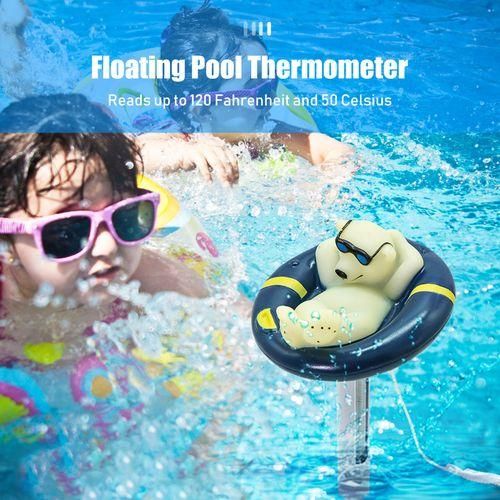 Floating Pool Thermometer Cartoon Polar Bear Shape Water