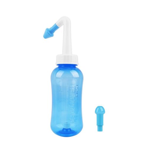 300/500ML Nasal Wash Neti Pot Nose Sinus Wash Cleaner With Physiological Wash Salt For Adult Kids Sinus Allergies Clean Nose